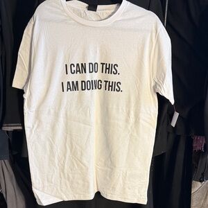 P.E Nation Cream Motivational Tee